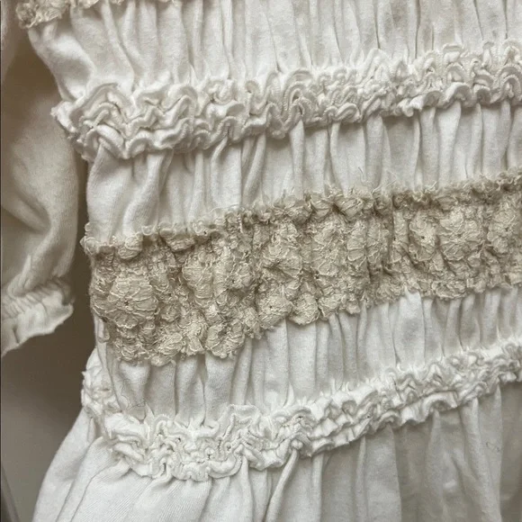 Free People Moxey puff sleeve M - Picture 7 of 9